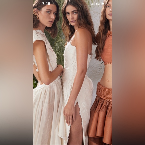 New sample Zimmermann strapless sculpture lace dress. AU. 0 - Picture 3 of 12